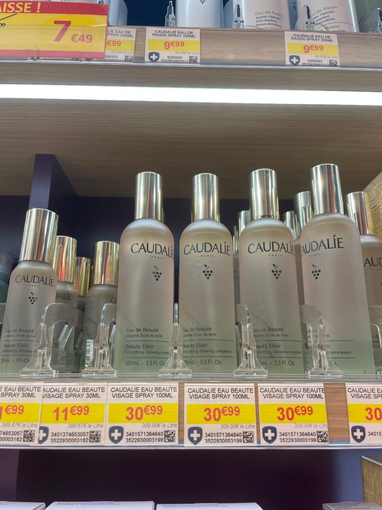 Kosmetika Caudalie v lékárně