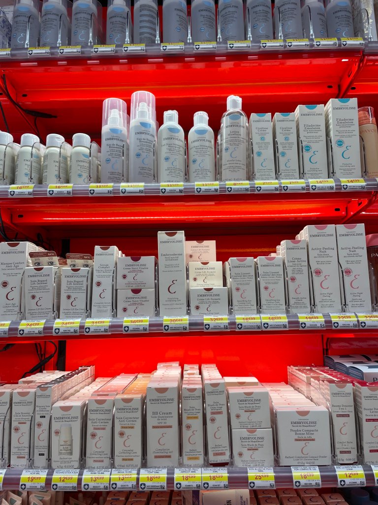 Kosmetika Embryolisse v lékárně