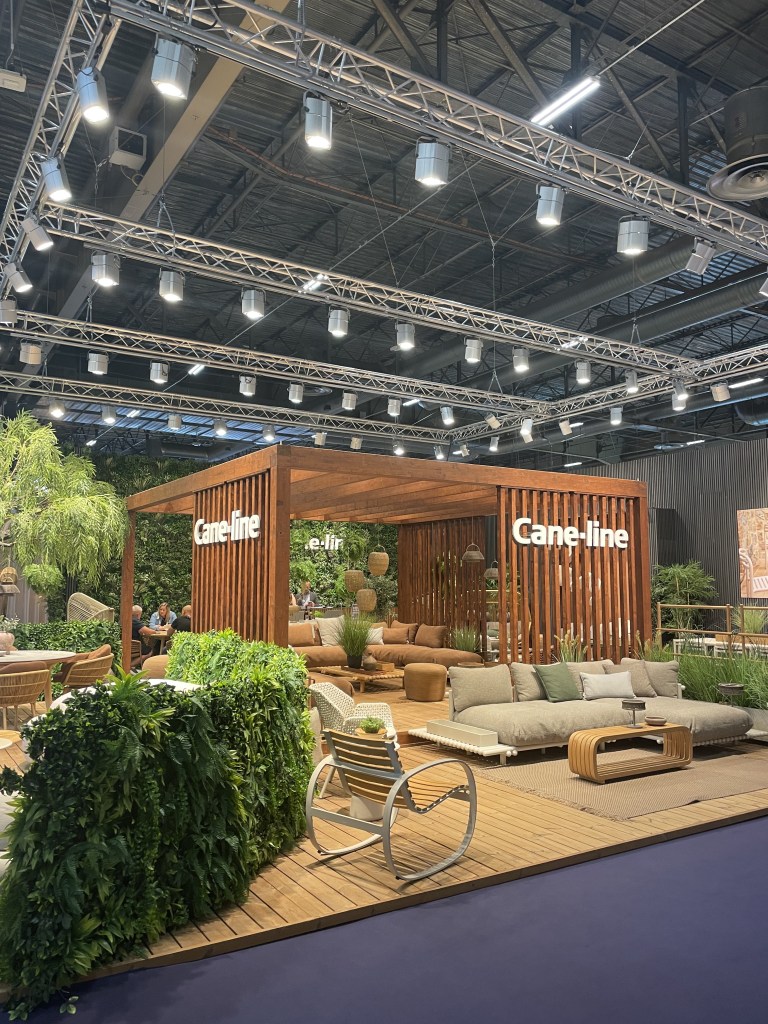 Stánek jedné ze značek vystavující na veletrhu Maison & Objet v Paříži