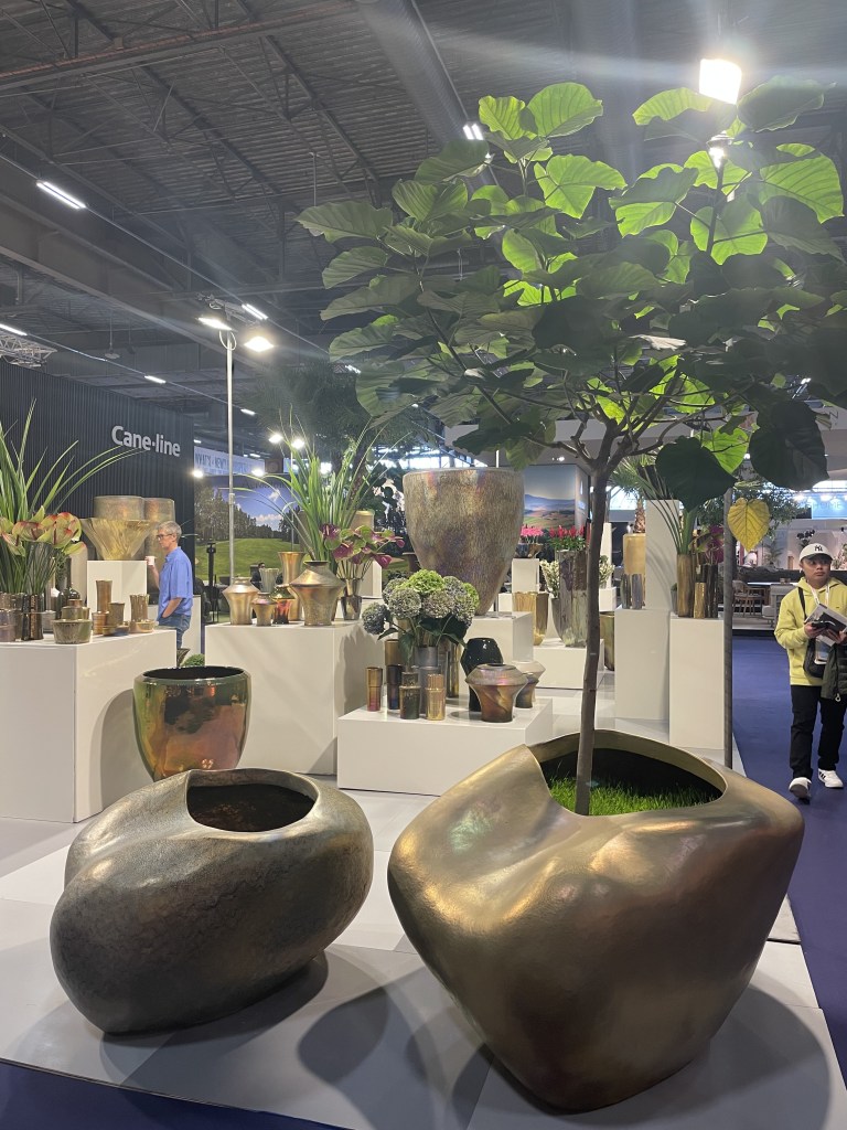 Stánek jedné ze značek vystavující na veletrhu Maison & Objet v Paříži