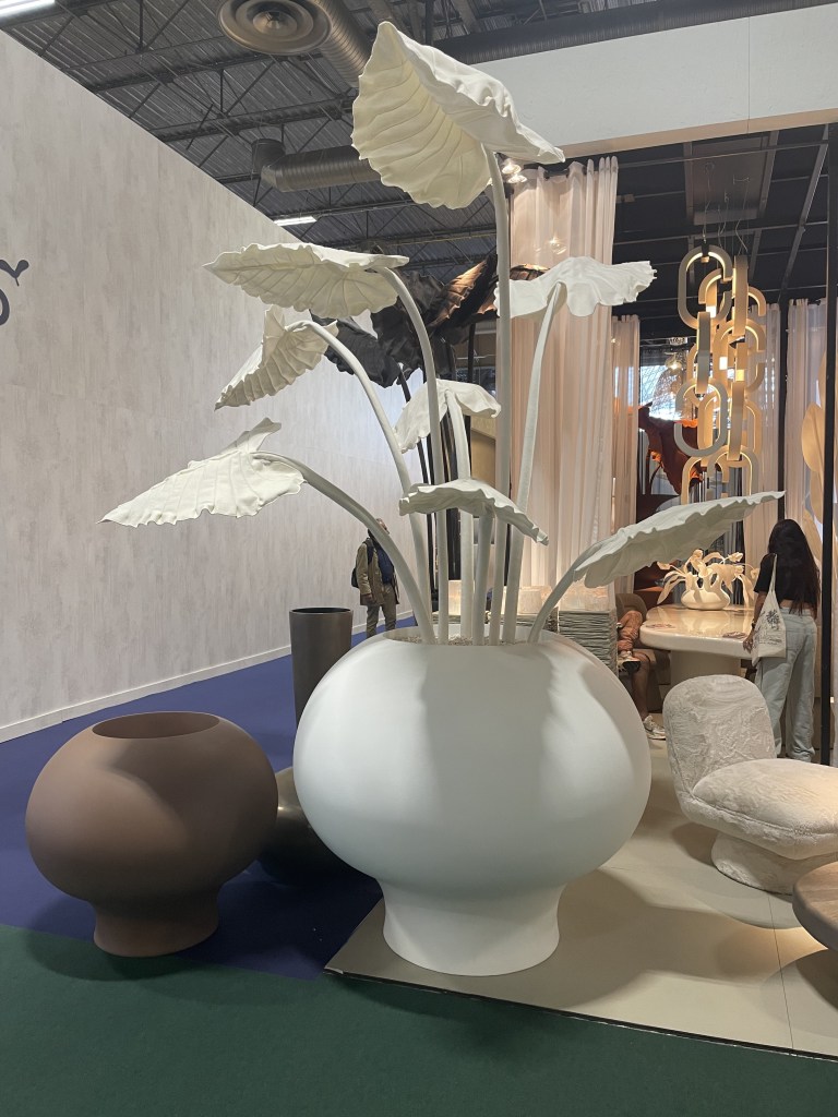 Stánek jedné ze značek vystavující na veletrhu Maison & Objet v Paříži