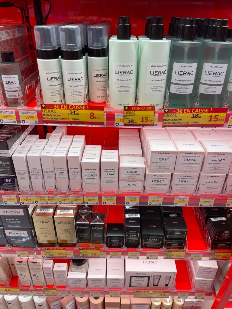 Kosmetika Lierac v lékárně