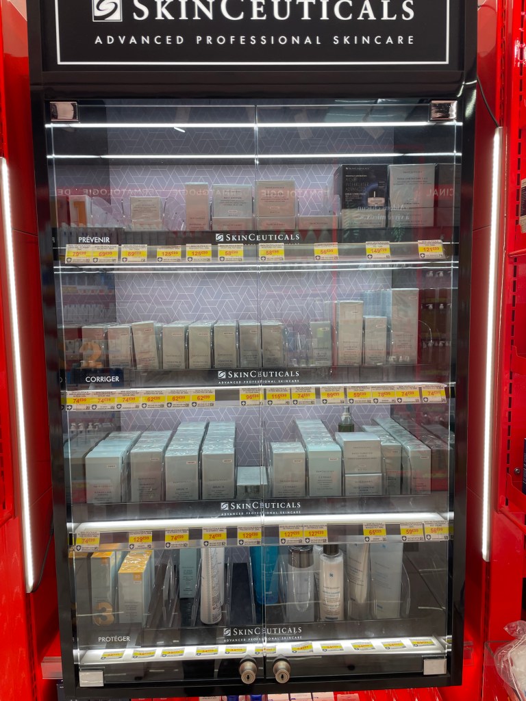 Kosmetika Skinceuticals v lékárně
