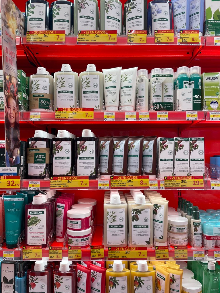 Kosmetika Klorane v lékárně