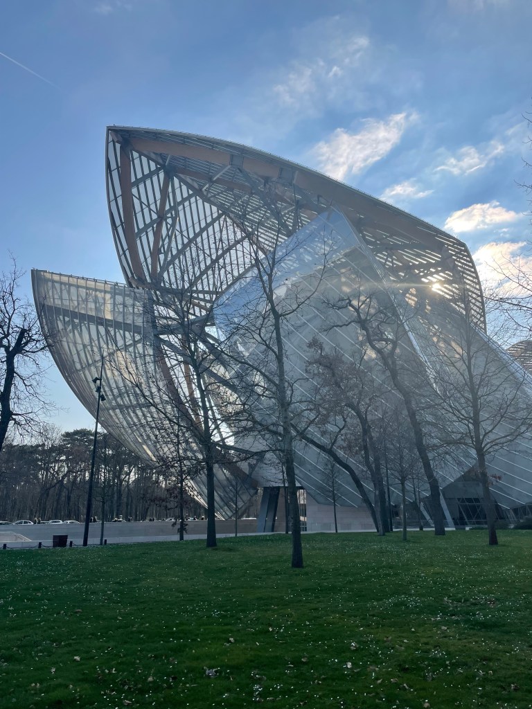 Budova Fondation Louis Vuitton v Paříži