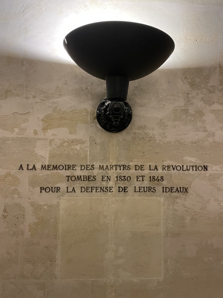 Chodby krypty v Panthéonu v Paříži