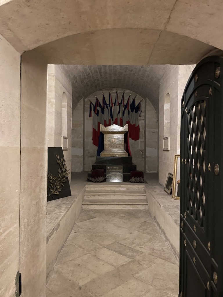 Chodby krypty v Panthéonu v Paříži