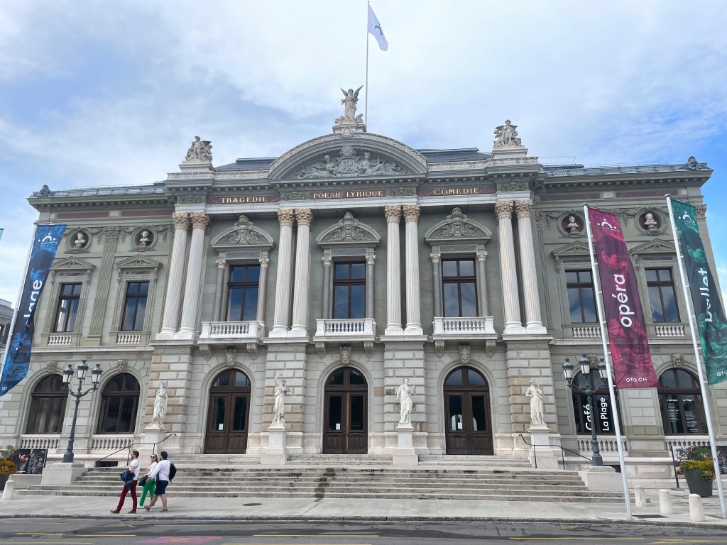 Budova státní opery v Ženevě