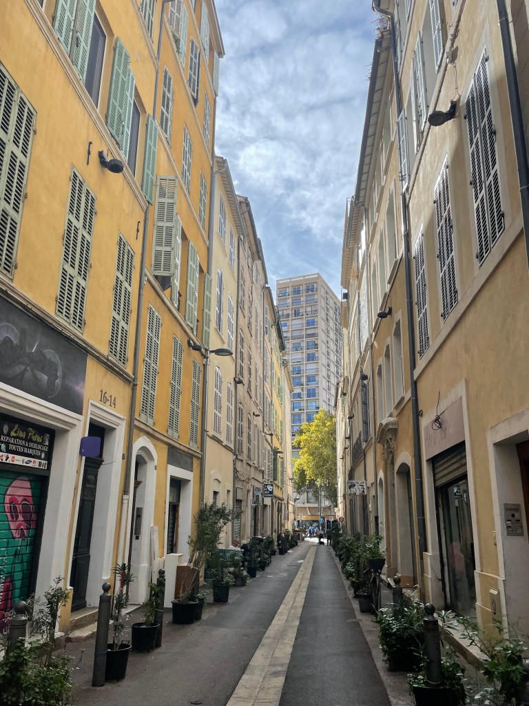 Ulice v centru Marseille