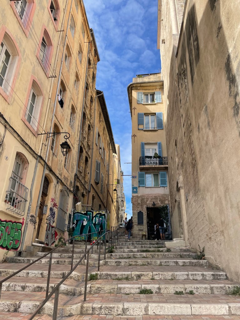 Ulice v centru Marseille