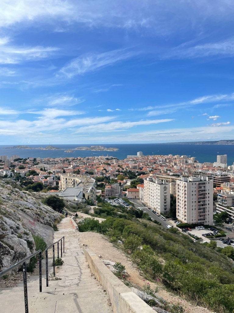 Cesta z nejvyššího bodu Marseille