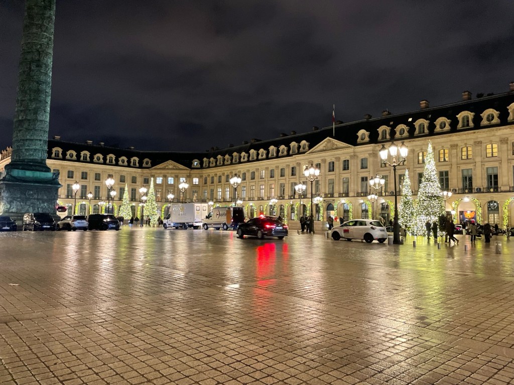 Vánoční Výzdoba na Place Vendôme