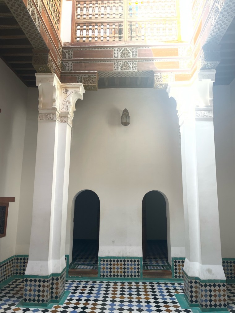 Interiér Médersy Ben Youssef