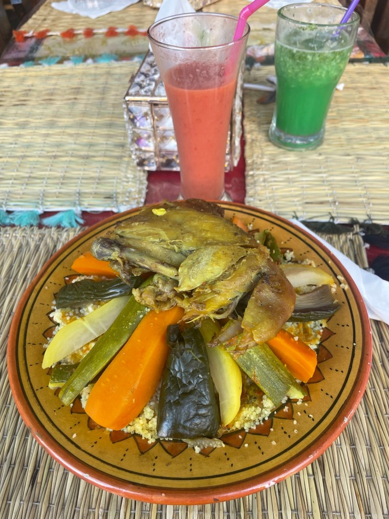 Kuskus v restauraci U Cherifa