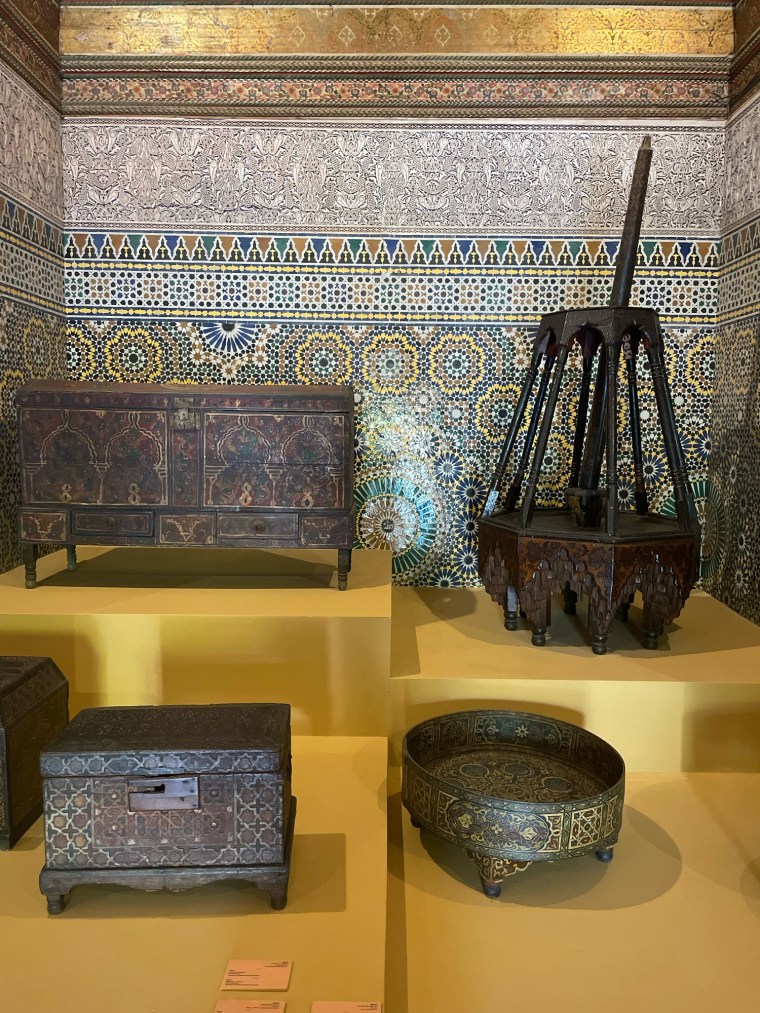 Expozice v paláci Le Palais Dar El Bacha